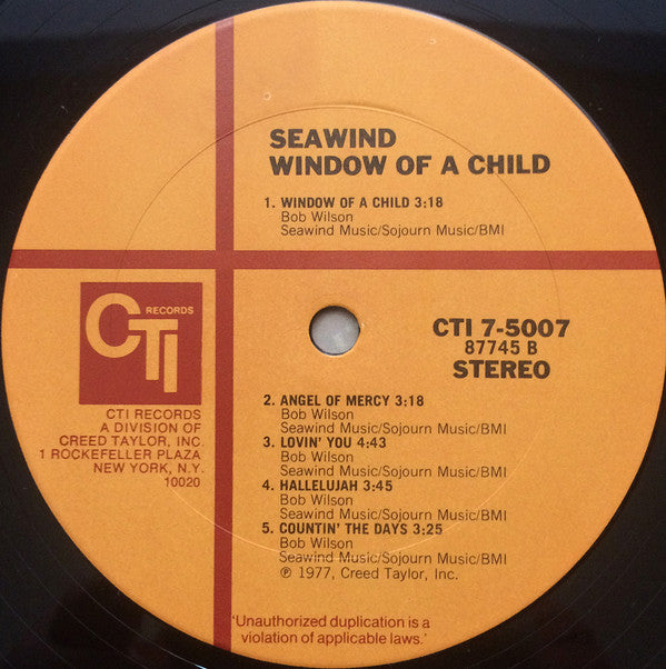 Seawind - Window Of A Child