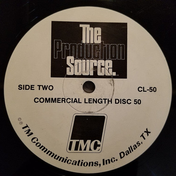 Unknown Artist - The Production Source. Commercial Length Disc 50