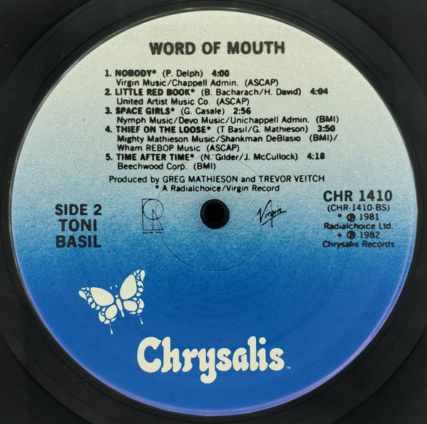 Toni Basil - Word Of Mouth