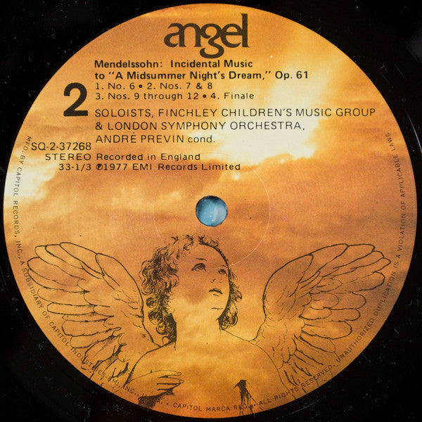 Felix Mendelssohn-Bartholdy, London Symphony Orchestra, The, André Previn With Lilian Watson · Delia Wallis, Finchley Children's Music Group - A Midsummer Night's Dream - Complete Incidental Music
