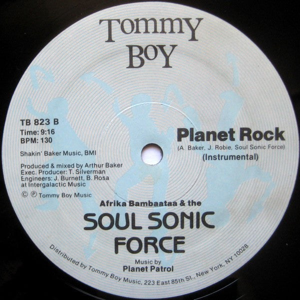 Afrika Bambaataa & Soulsonic Force Music By Planet Patrol - Planet Rock