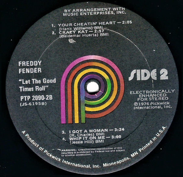 Freddy Fender - Let The Good Times Roll