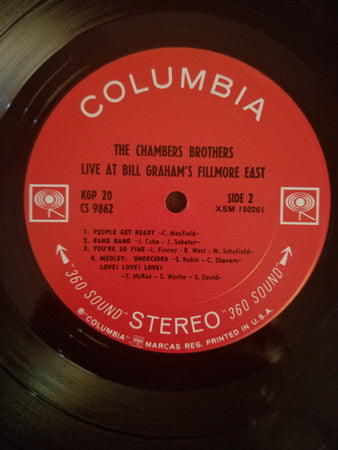 Chambers Brothers, The - Love, Peace And Happiness / Live At Bill Graham's Fillmore East