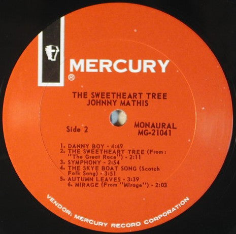 Johnny Mathis - The Sweetheart Tree
