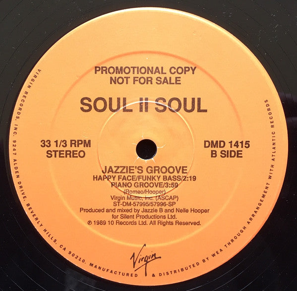 Soul II Soul - Jazzie's Groove