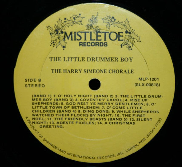 Harry Simeone Chorale, The - The Little Drummer Boy: A Christmas Festival