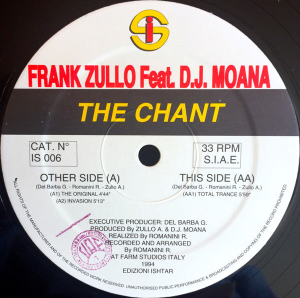 Frank Zullo Feat. DJ Moana - The Chant