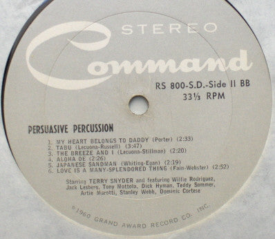 Terry Snyder And The All Stars - Persuasive Percussion