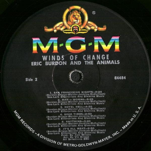 Eric Burdon & The Animals - Winds Of Change