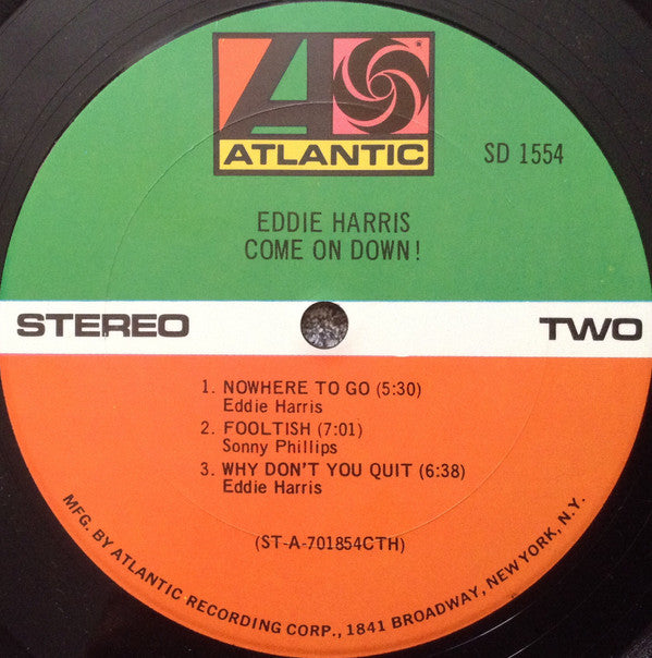 Eddie Harris - Come On Down!