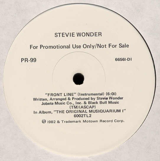 Stevie Wonder - Do I Do / Front Line