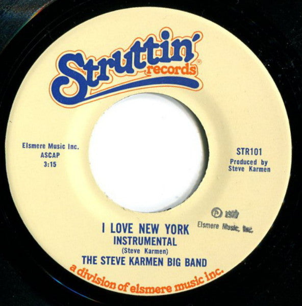 Steve Karmen Big Band, The - I Love New York