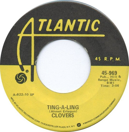 Clovers, The - Ting-A-Ling / Wonder Where My Baby's Gone