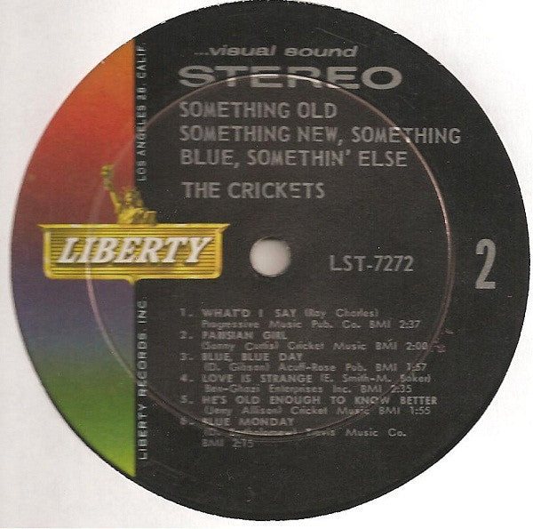Crickets , The - Something Old, Something New, Something Blue, Somethin' Else !!!!!!