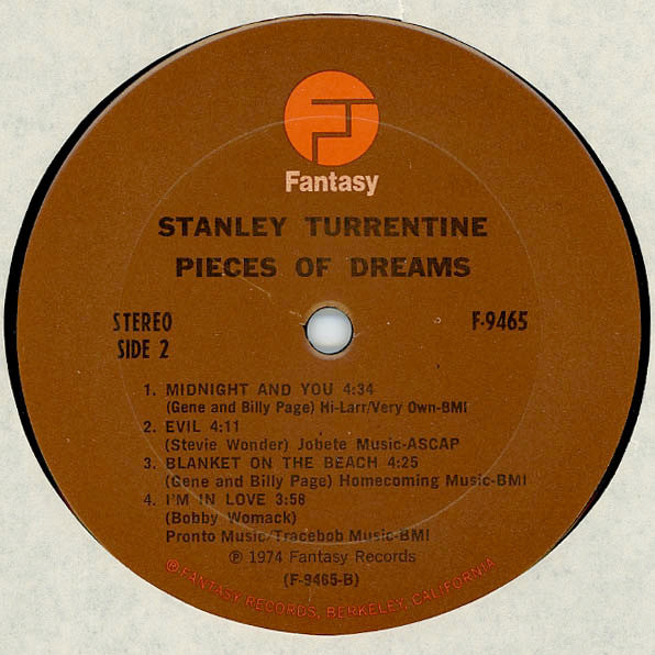 Stanley Turrentine - Pieces Of Dreams