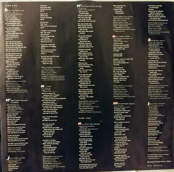 Linda Ronstadt - Living In The USA