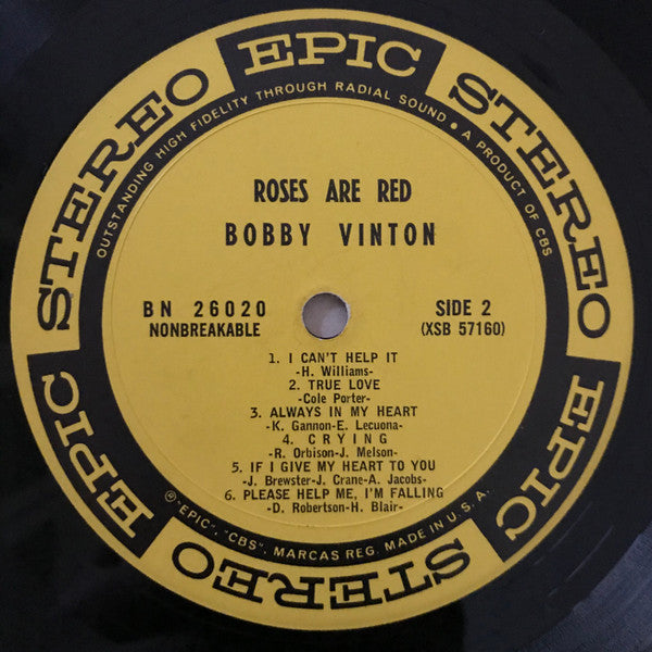 Bobby Vinton - Roses Are Red