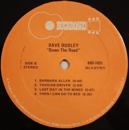 Dave Dudley - Down The Road