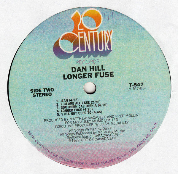 Dan Hill - Longer Fuse