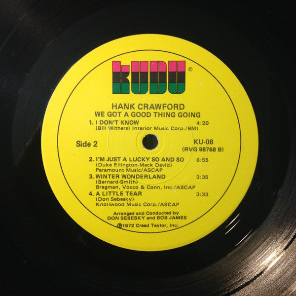 Hank Crawford - We Got A Good Thing Going