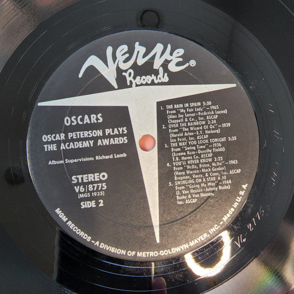 Oscar Peterson Trio, The - Oscar's Oscar Peterson Plays The Academy Awards