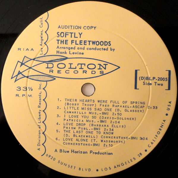 Fleetwoods, The - Softly