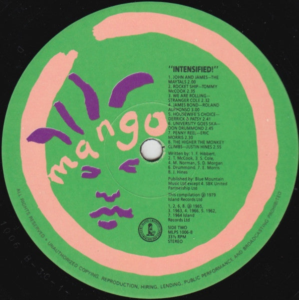 Various - Intensified! Original Ska 1962-1966