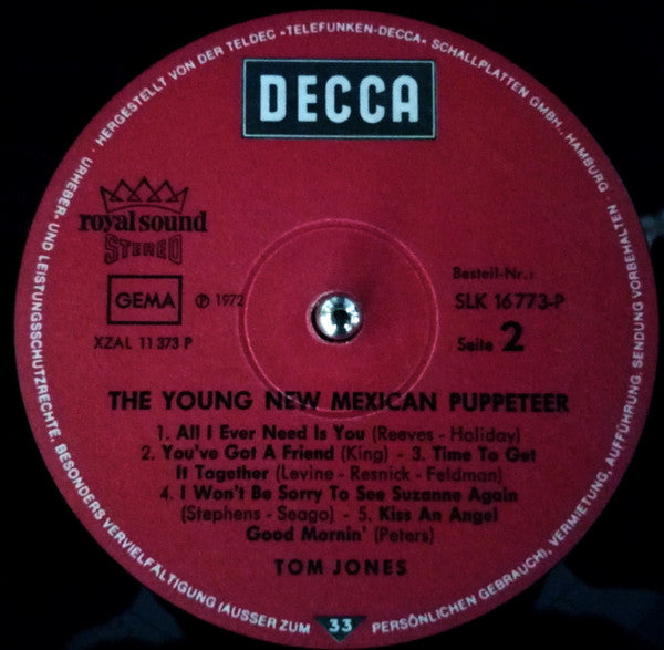 Tom Jones - The Young New Mexican Puppeteer