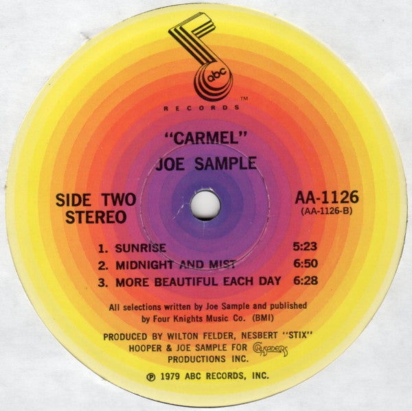 Joe Sample - Carmel