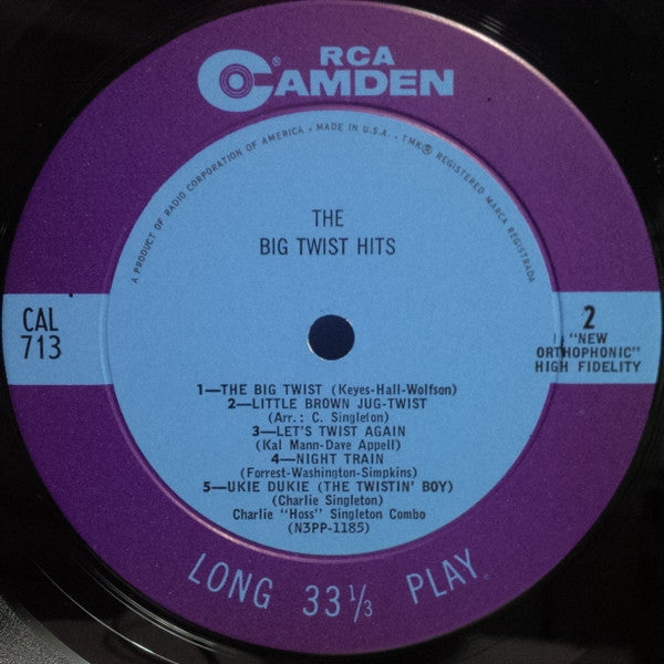 Charlie "Hoss" Singleton Combo - The Big Twist Hits