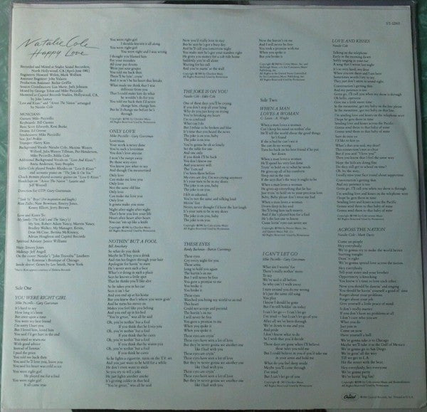 Natalie Cole - Happy Love