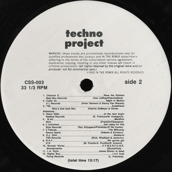 Various - Techno Project 3