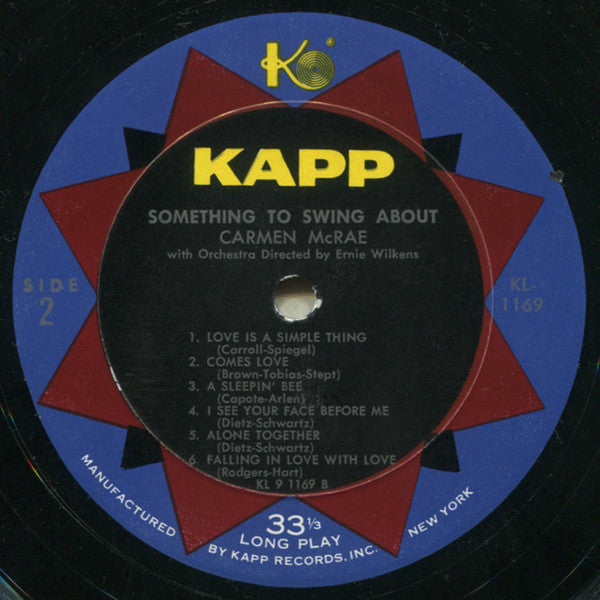 Carmen McRae - Something To Swing About