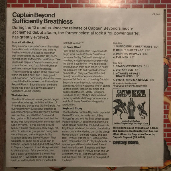 Captain Beyond - Sufficiently Breathless