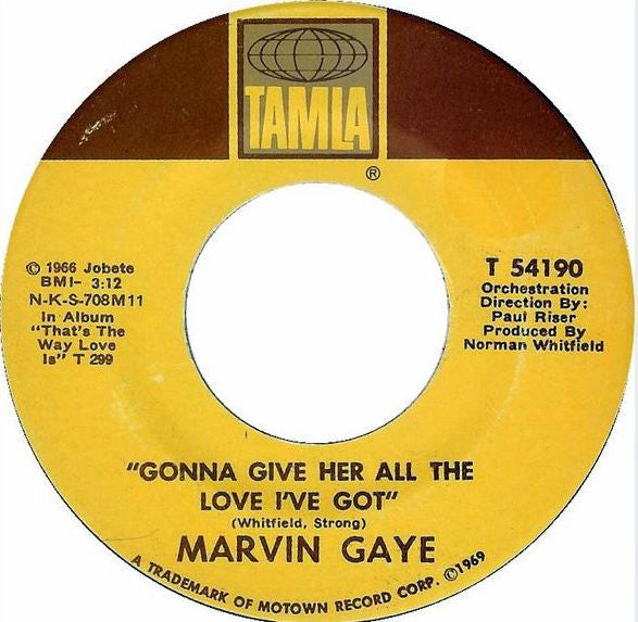Marvin Gaye - How Can I Forget / Gonna Give Her All The Love I've Got