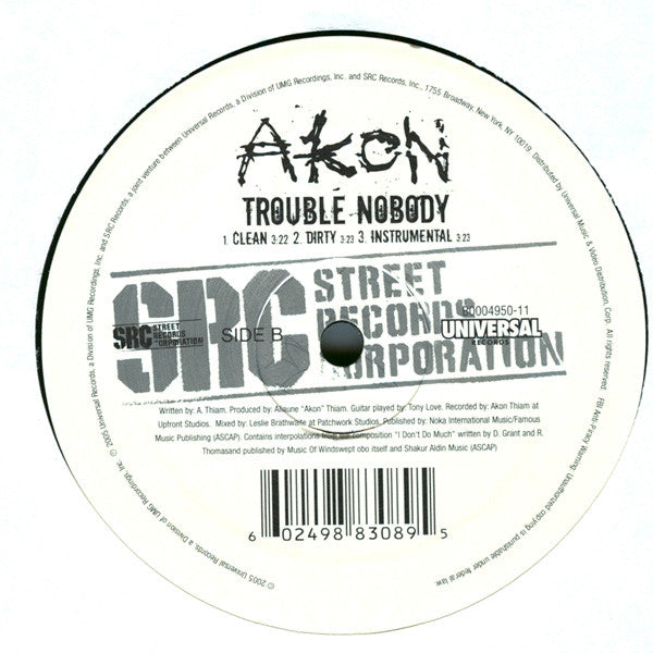 Akon - Belly Dancer (Bananza) / Trouble Nobody