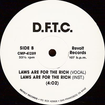 D.F.T.C. - Laws Are For The Rich / Bring It On
