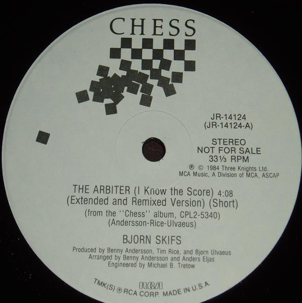 Björn Skifs - The Arbiter (I Know The Score)