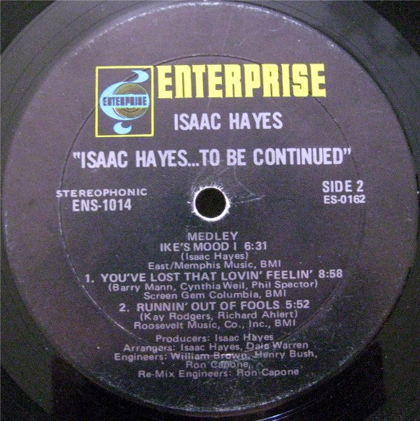 Isaac Hayes - ...To Be Continued