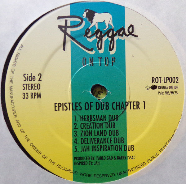 Pablo Gad - Epistles Of Dub Chapter One