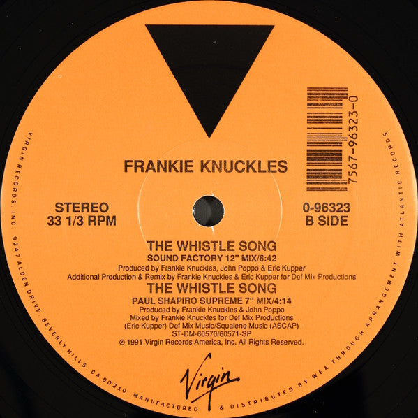 Frankie Knuckles - The Whistle Song