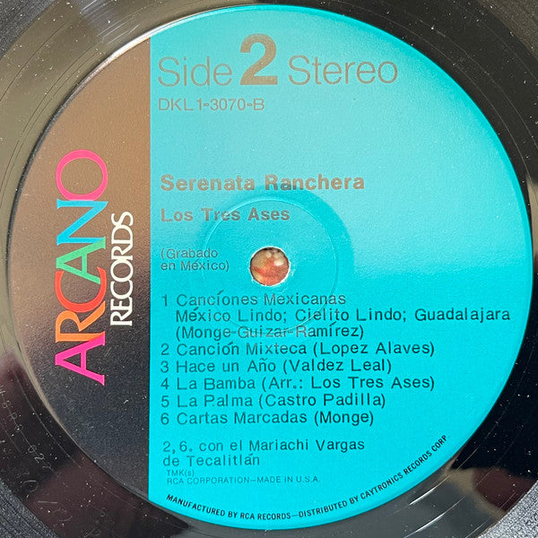 Rancheras Los Tres Ases Vol VIII