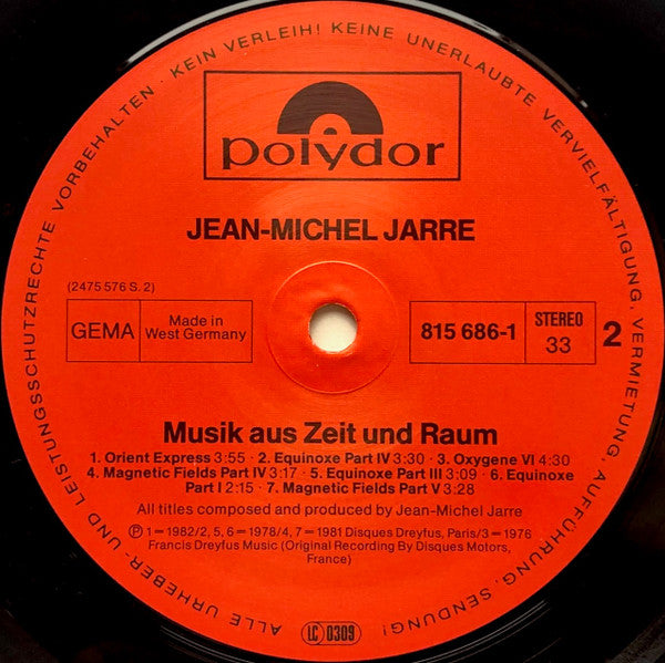 Jean-Michel Jarre - Musik Aus Zeit Und Raum
