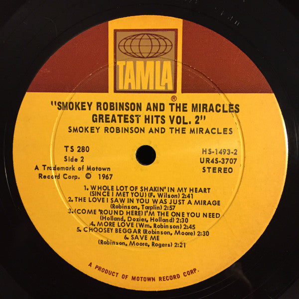 Miracles, The - Greatest Hits (Vol. 2)