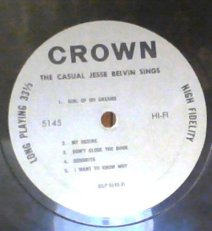 Jesse Belvin - The Casual