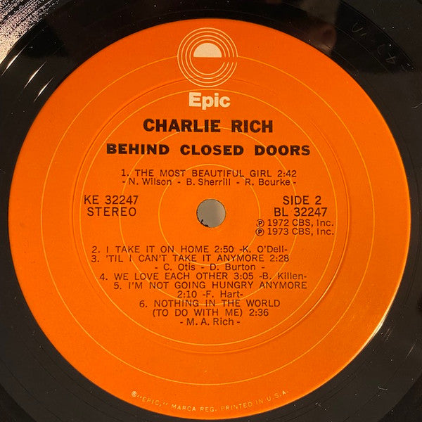 Charlie Rich - Behind Closed Doors
