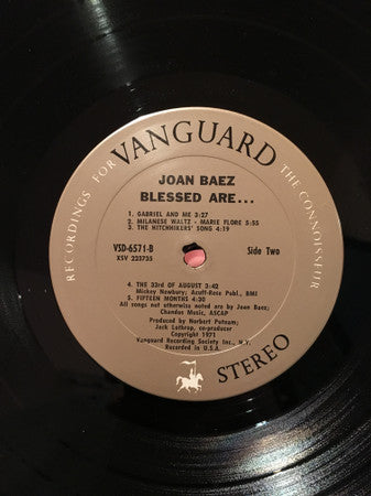 Joan Baez - Blessed Are...