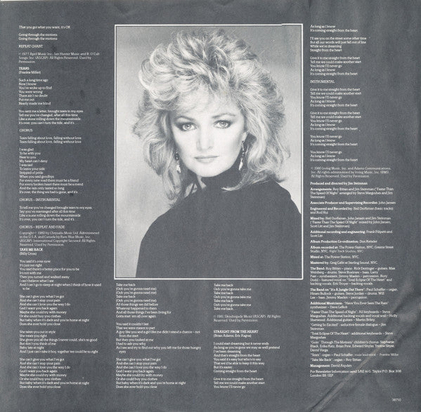 Bonnie Tyler - Faster Than The Speed Of Night