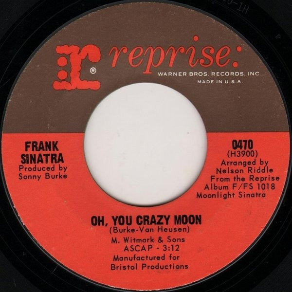 Frank Sinatra - Strangers In The Night / Oh, You Crazy Moon