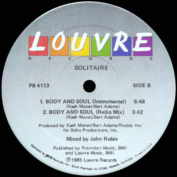 Solitaire - Body And Soul